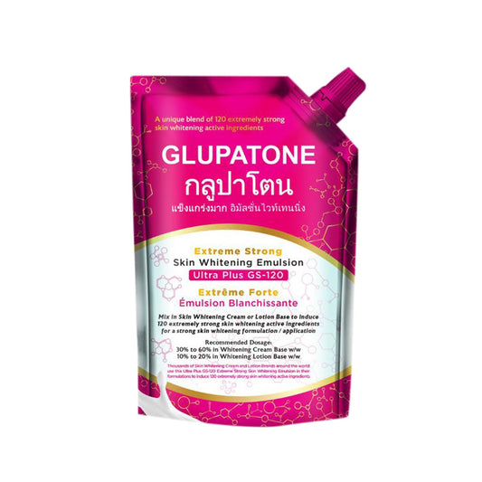 Glupatone Extreme Strong Whitening Emulsion Ultra Plus Gs-120 For Face And Body